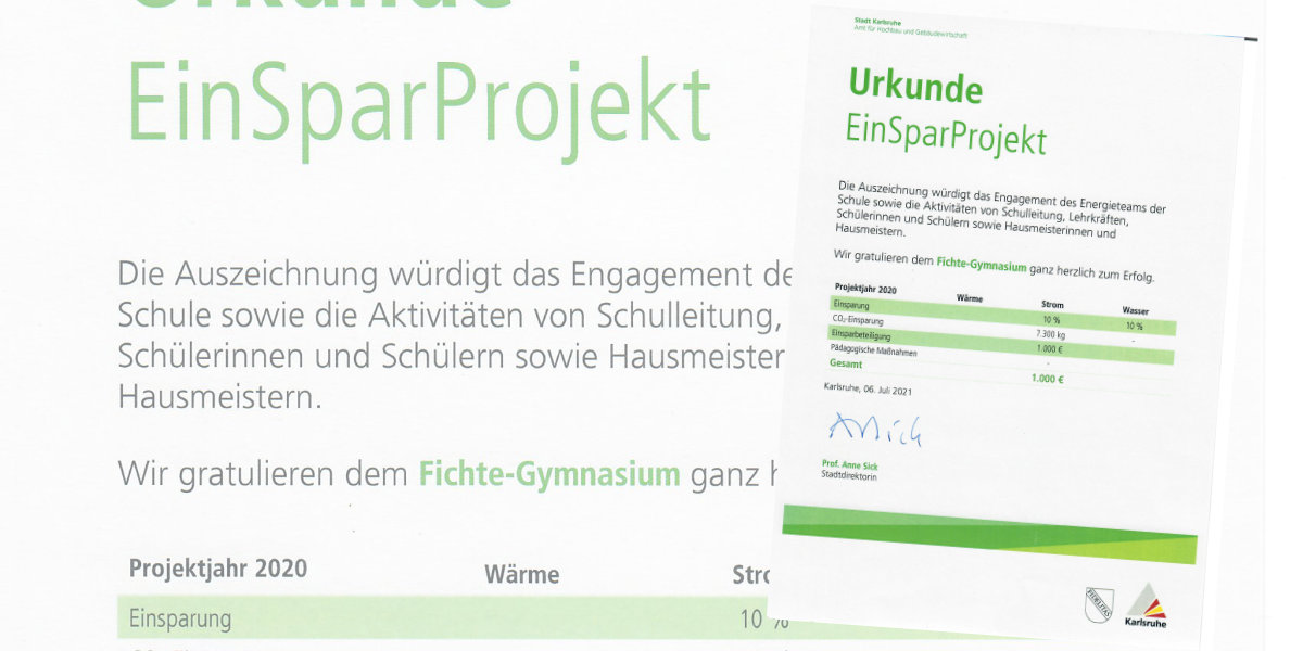 Einsparprojekt der Stadt Karlsruhe - Strom sparen, Geld gewinnen!