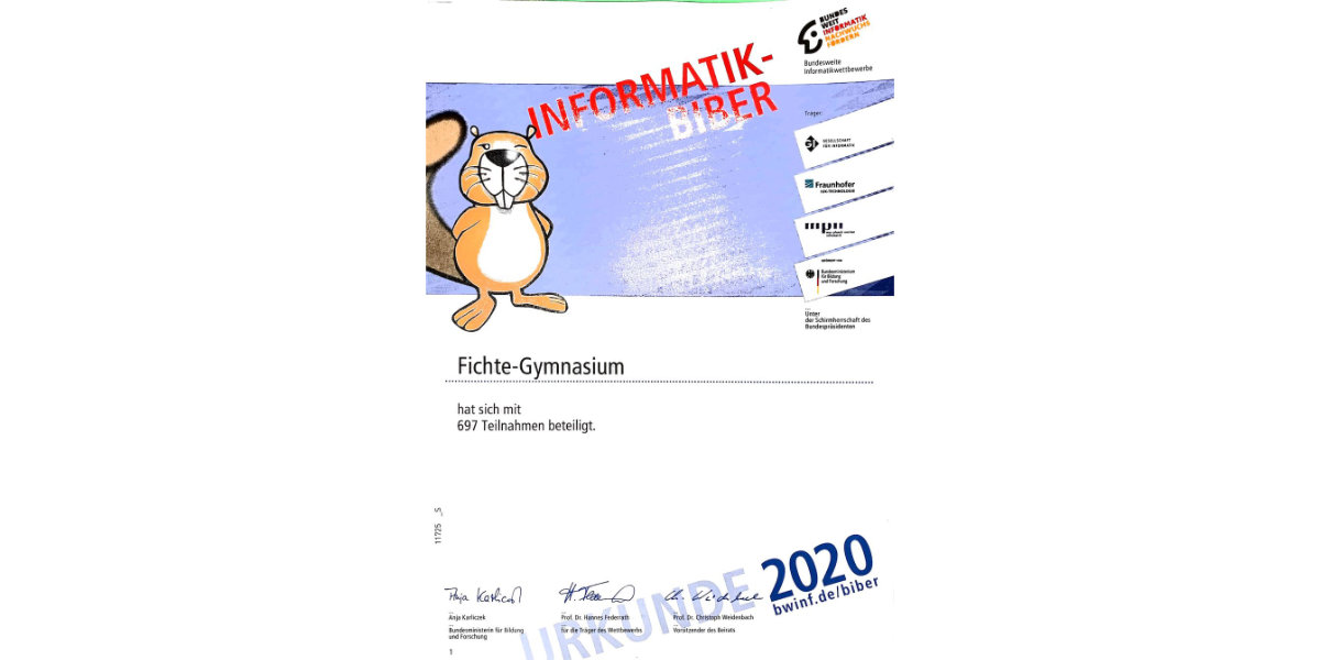 Informatik Biber 2020