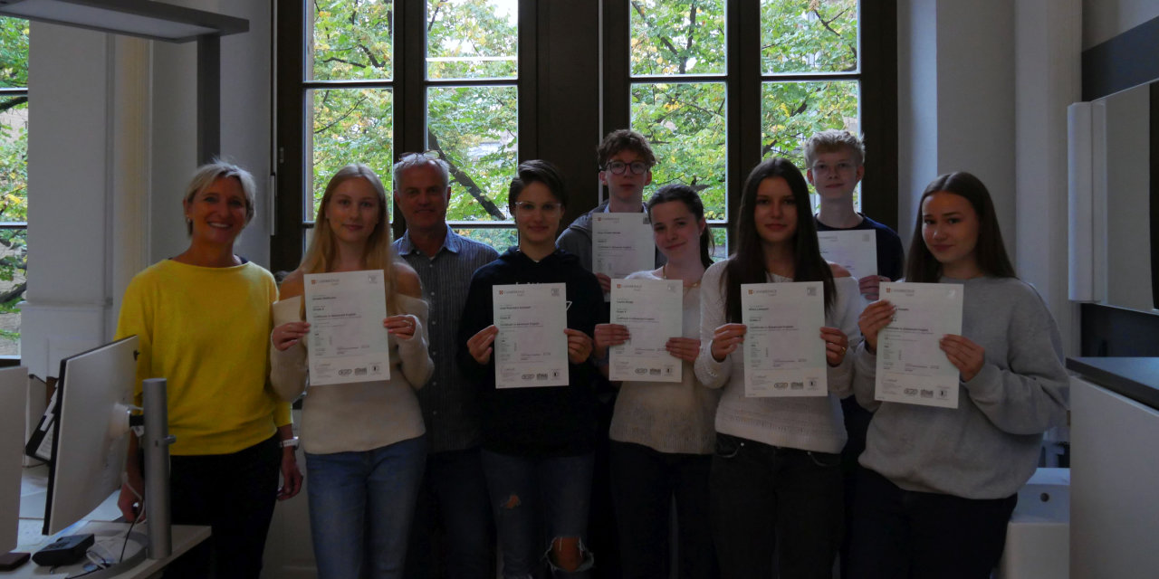 Erfreuliche Nachricht aus der Englisch-Fachschaft: Cambridge examinations 2025 
