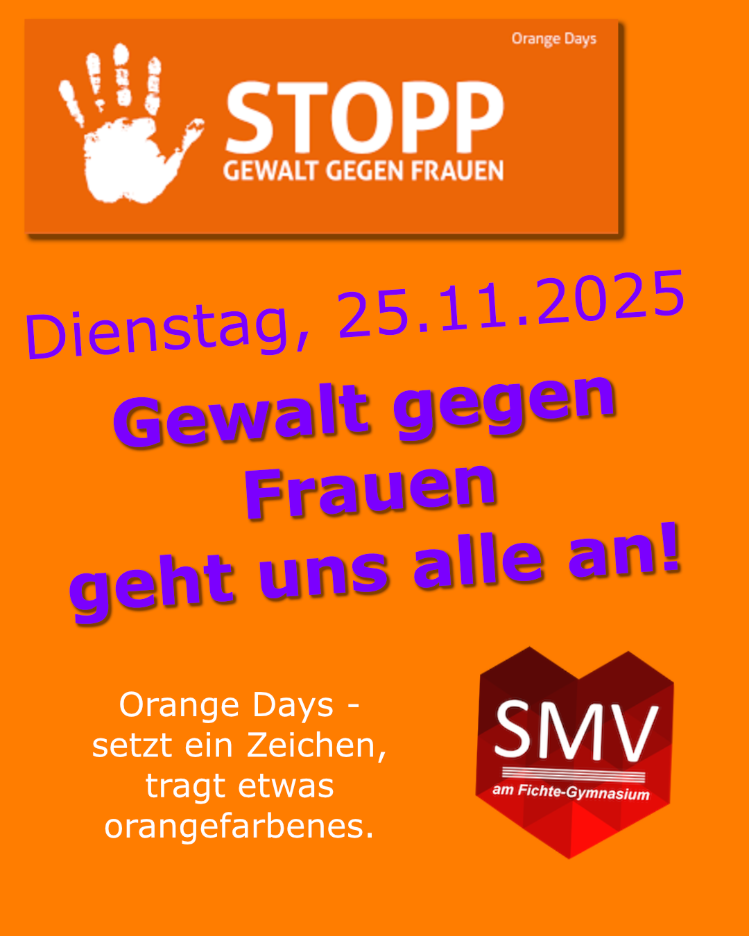 Orange Days am Fichte